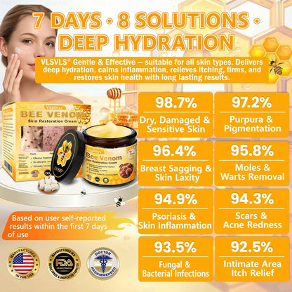 🔥 LAST DAY 80% OFF🔥 Aeehfeng® Bee Venom Skin Restoration Cream